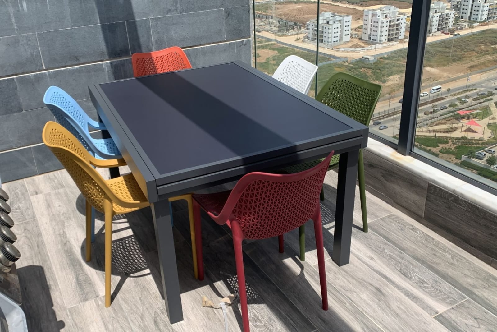 Table verre trempé 100*135/270
