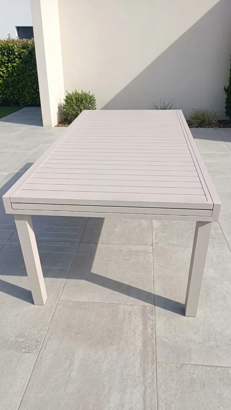Table Aluminium 200/320*100
