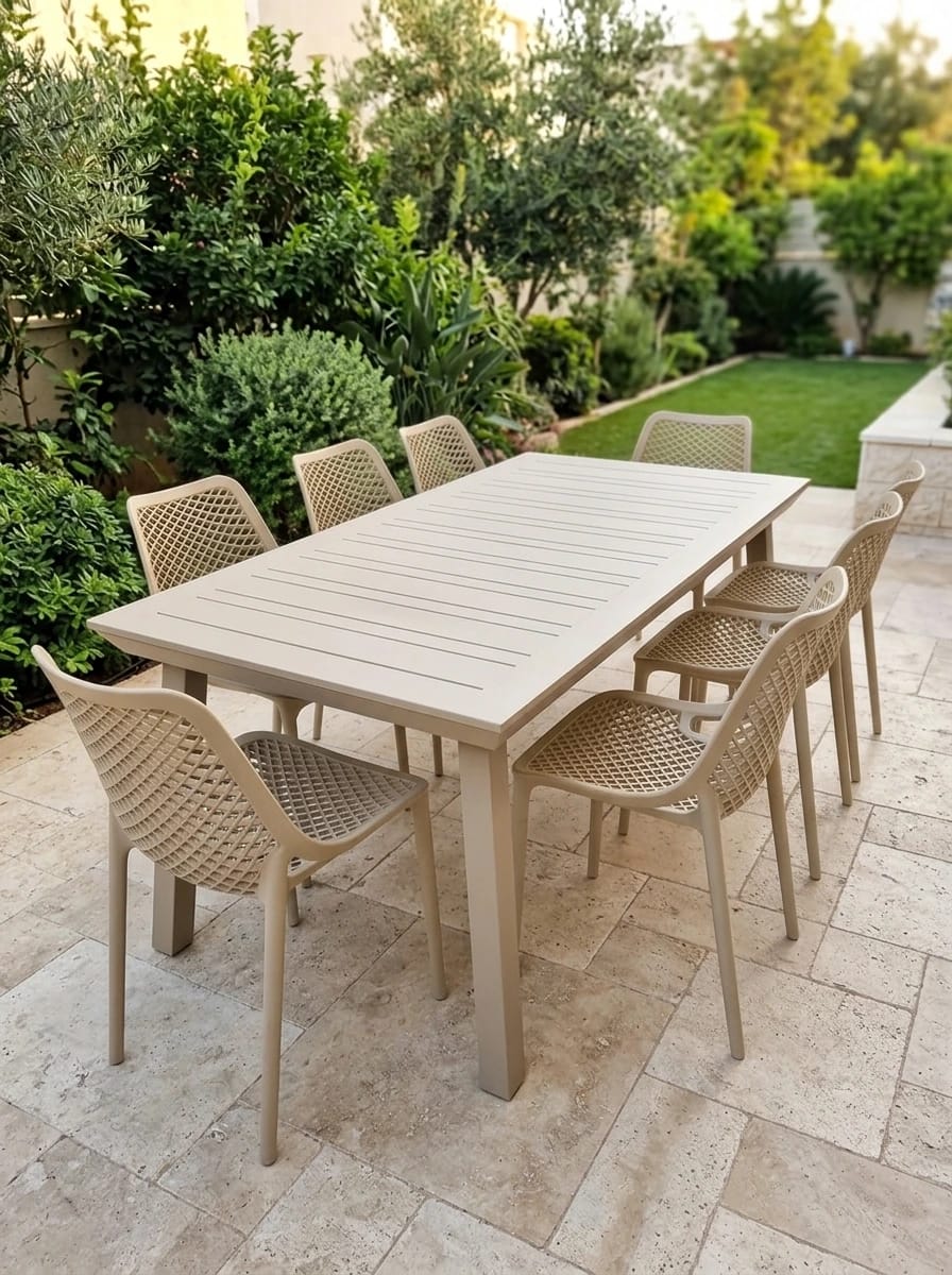 Table Aluminium Pied Diagonal 100*216/297